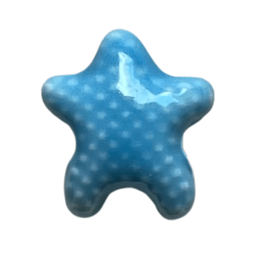 Petite étoile de mer bleu - 12x10mm