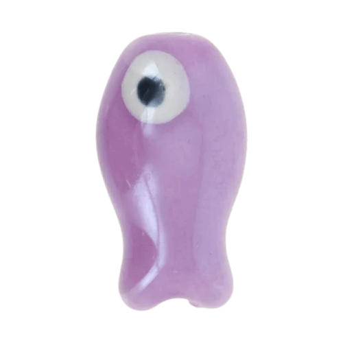 Poisson céramique violet - 18mm