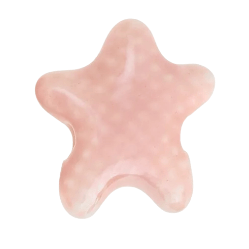 Petite étoile de mer rose - 12x10mm