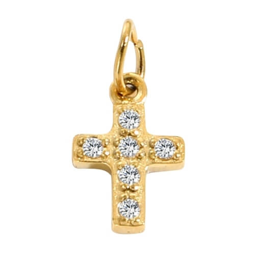 Mini croix - 8x6mm