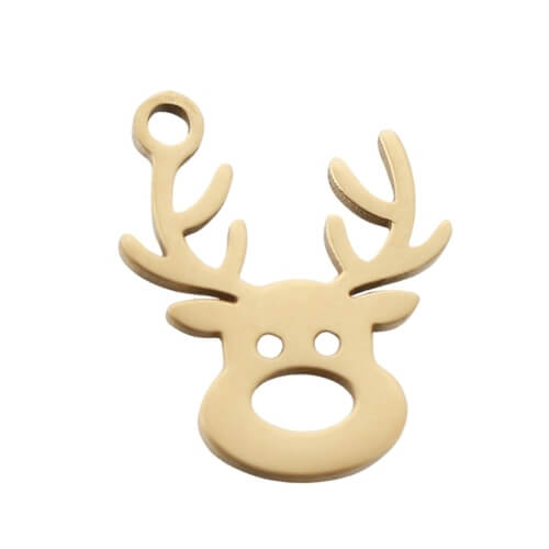 Renne or - 13x10mm