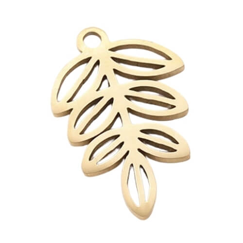Feuille or - 18x13mm