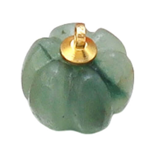 ⚠️ Citrouille pierre vert clair - 12mm