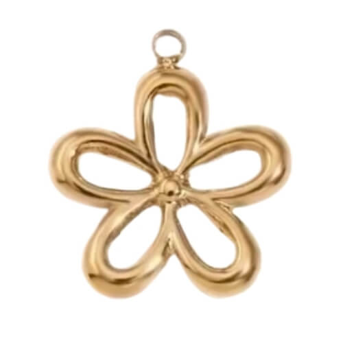 Fleur or - 15mm