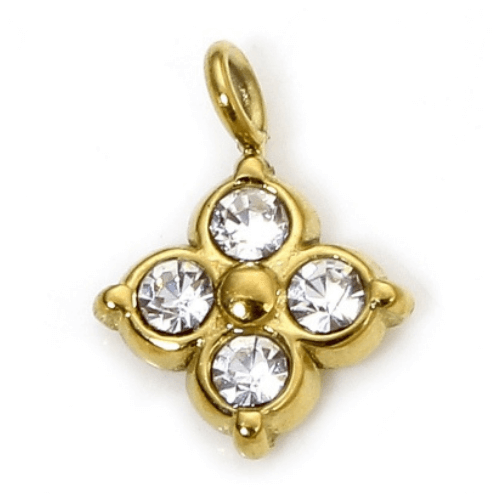 Petit losange strass - 6mm