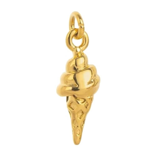 Glace or - 12x6mm