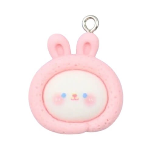 ⚠️ Tête lapin résine - 22x20mm