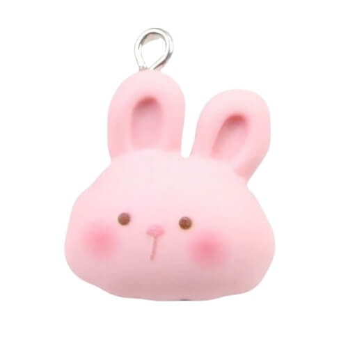 ⚠️ Tête lapin résine - 21x20mm