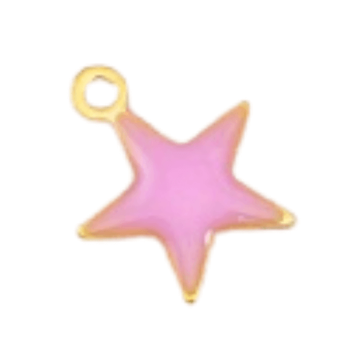 Étoile rose clair - 8mm