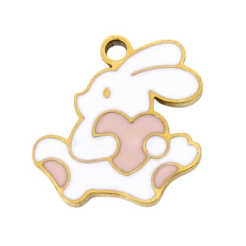 Lapin blanc - 14x14