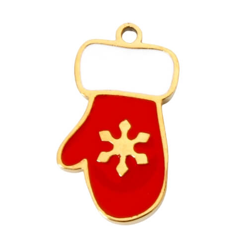 Gant rouge - 13x8mm