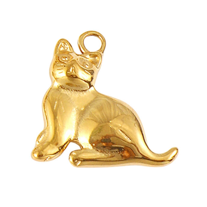 Chat or - 20x19mm