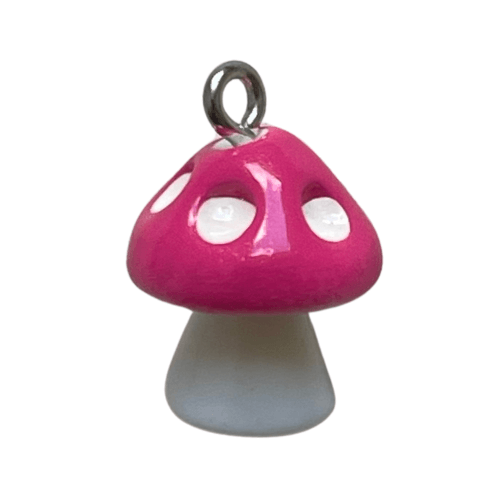 ⚠️ Champignon rose fuchsia - 15mm