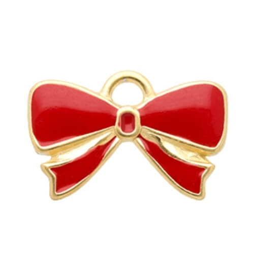 Nœud rouge - 18x11mm