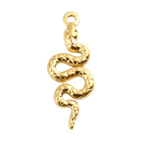 Serpent or - 18x8mm