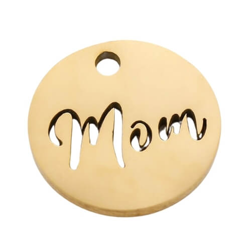 Médaillon "mom" - 12mm