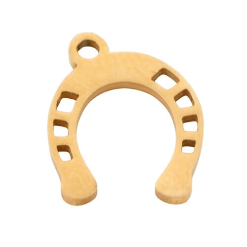 Fer à cheval or - 12x11mm