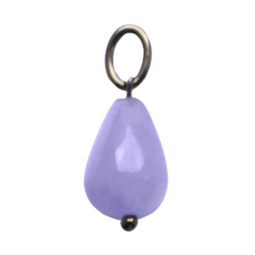 Goutte d'eau pierre violet 2 - 12mm