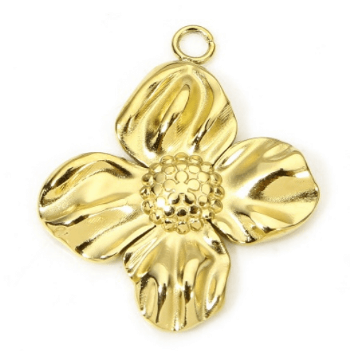 Fleur or - 19mm