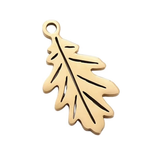 Feuille or - 16x10mm