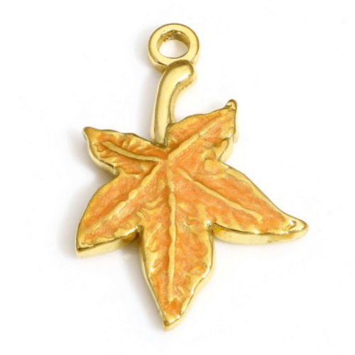 Feuille orange - 20mm