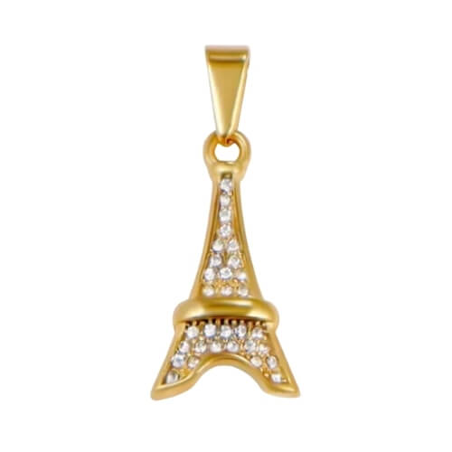 Tour Eiffel strass - 21x12mm