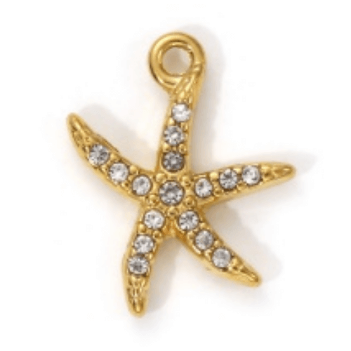 Étoile de mer strass - 12x12mm