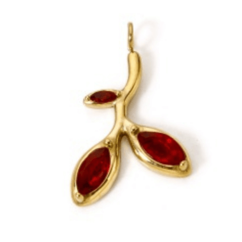 Feuille rouge - 19mm