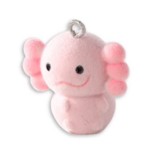 ⚠️ Axolotl rose résine - 23x20mm