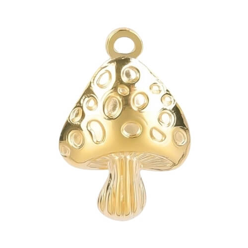 Champignon or - 20x15mm