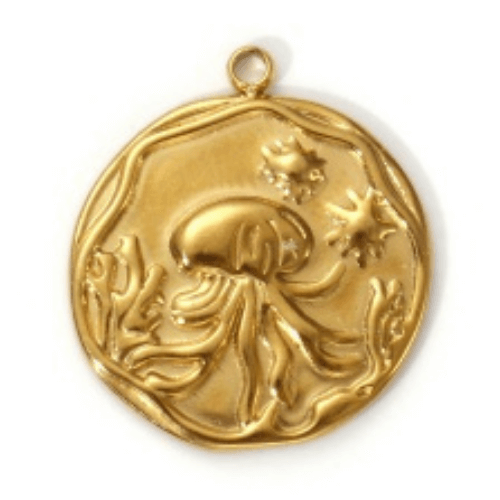 Médaillon méduse - 18mm