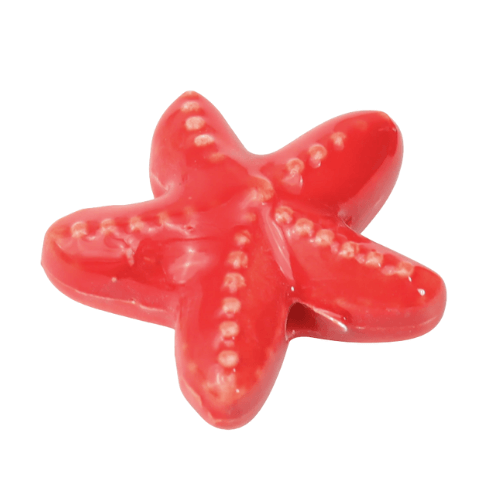 Étoile de mer rouge - 18mm