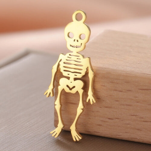 Squelette or - 25x10mm